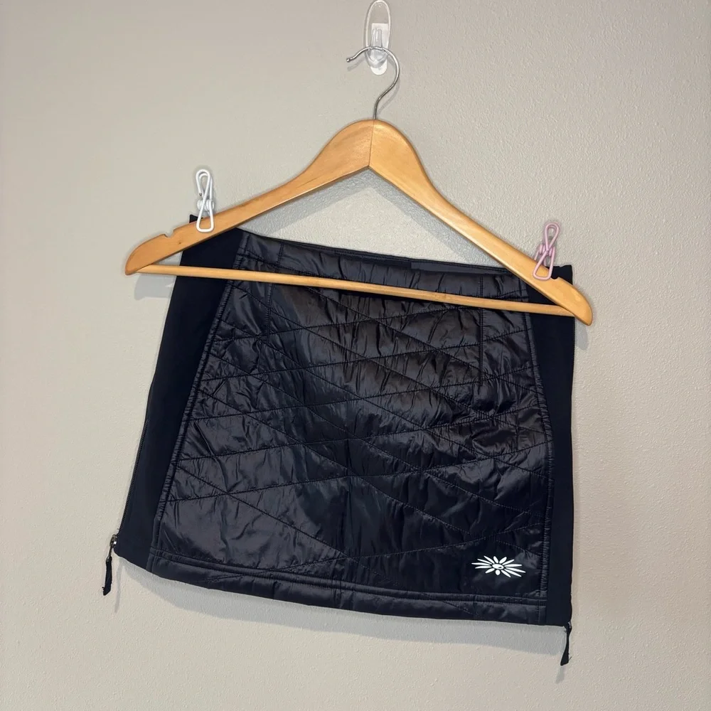 SKHOOP OF SCANDINAVIA Original Quilted Kari Mini Skirt Bum Warmer‎ Black Size XS